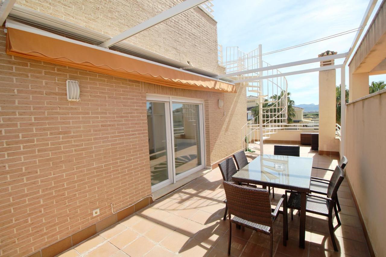 Atico Con Piscina Privada En Primera Linea Apartment Дения Екстериор снимка